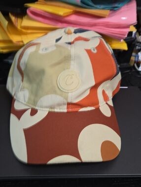 Cookies Branded Baseball Cap with Cream, Rust & Tan Swirl